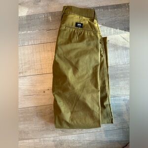 Vans Authentic Chino Pants Mens Size 29 olive Off The Wall Straight  never worn